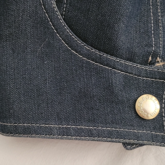 💯Authentic Dolce & Gabbana Denim Jacket Size 40 US 4 - Picture 4 of 7
